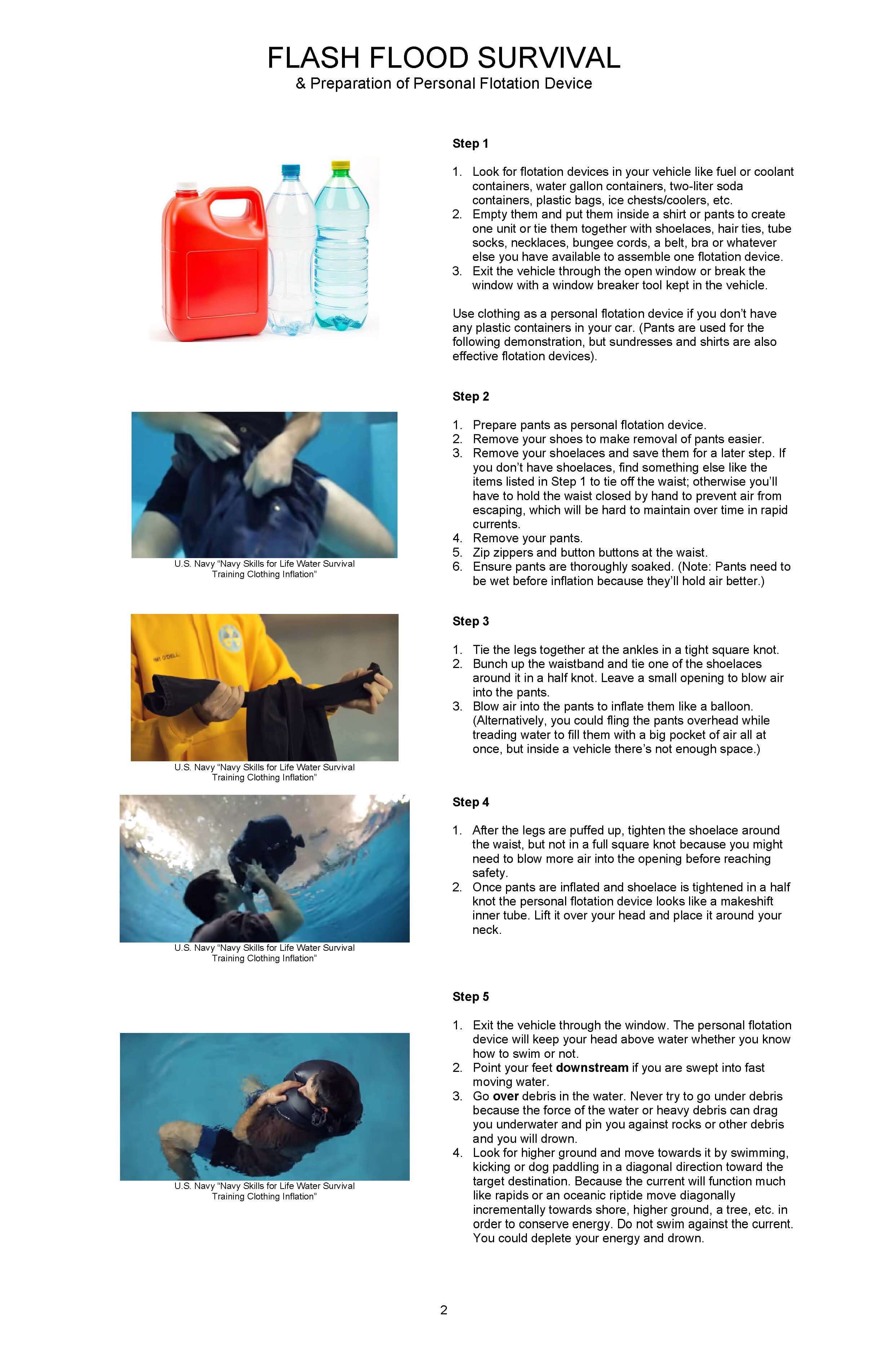 Preparation of Flotation Device